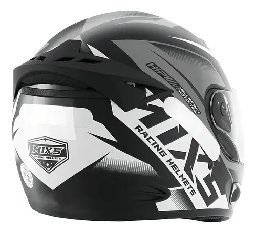 Capacete Para Moto Fechado Mixs Fokker Storm 2019 Cor Grafite
