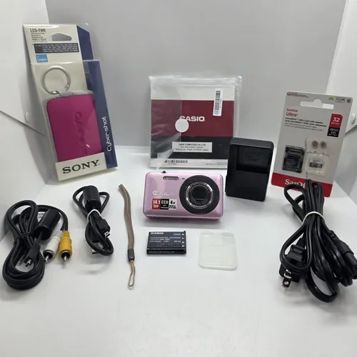 Câmera Digital Casio Exilim Ex-z800 14.1 Mp Cyber-shot Rosa