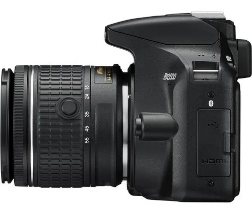 Nikon DSLR Kit D3500 + lente 18-55mm VR d3500 DSLR cor preto