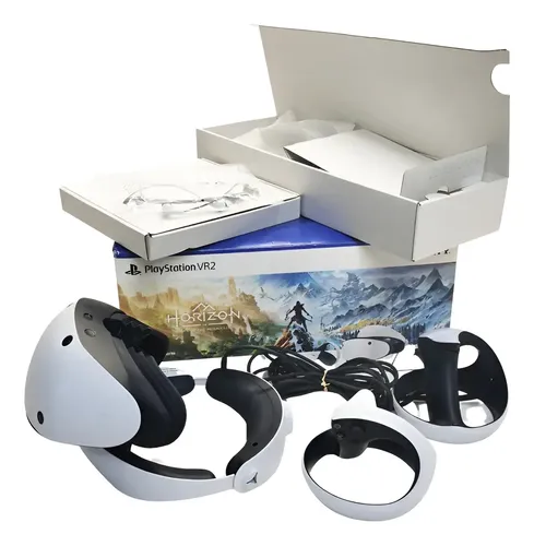 Playstation Vr2 + Horizon Call Of The Mountain Ps5 Novo Branco