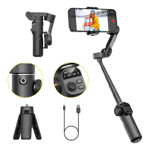 Estabilizador Zhiyun Smooth 5 Gimbal Para Smartphone Preto