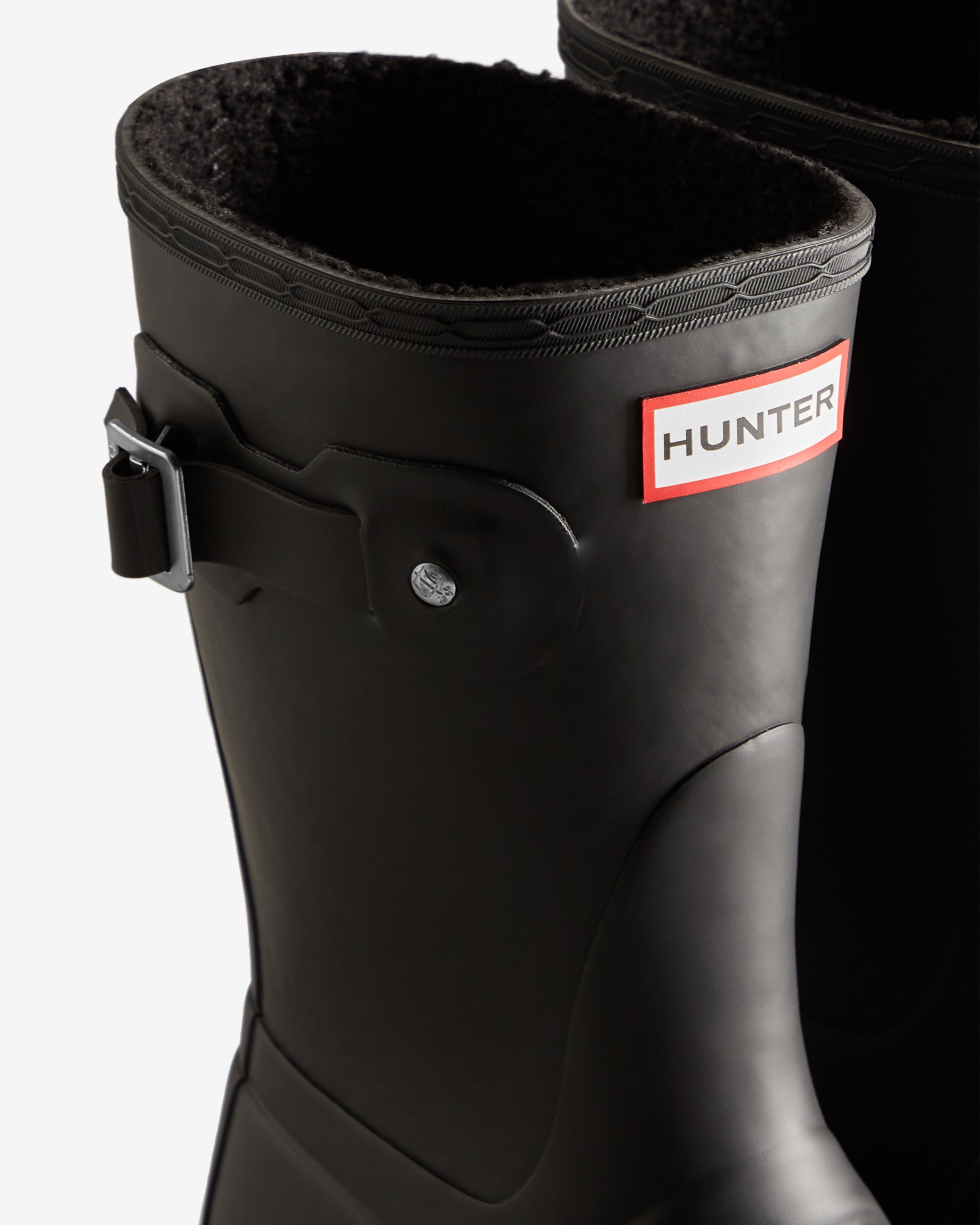 Hunter Boots Women's Original Short Insulated Boots Black – Hunter