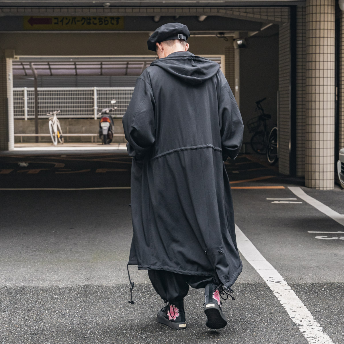 使用感LGBモッズコート黒ifsixwasnine 14thケムリ 使用感LGBモッズ