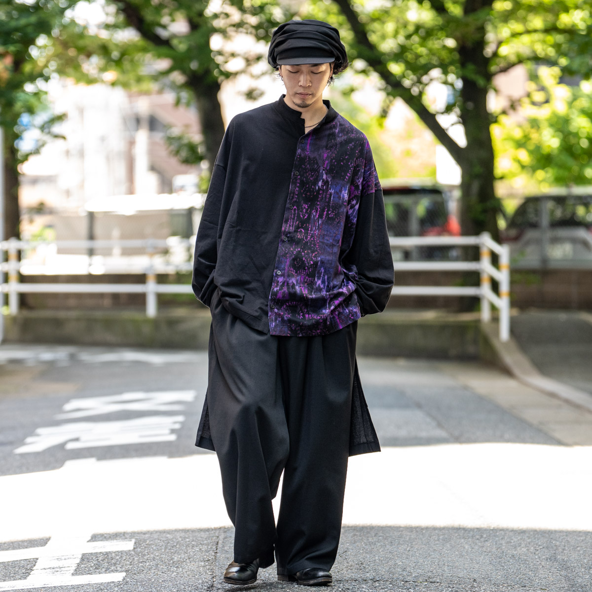 YOHJI YAMAMOTO パターンパネルカーディガン | HUES 福岡セレクトショップ