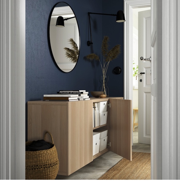 イケアの「ベストー」で収納が自由自在！ 壁掛けやテレビ台、食器棚