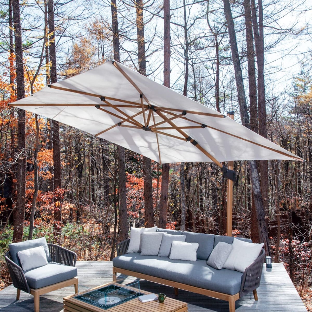 サイドポールアンブレラPMWS-3.0｜ニチエスのパラソル