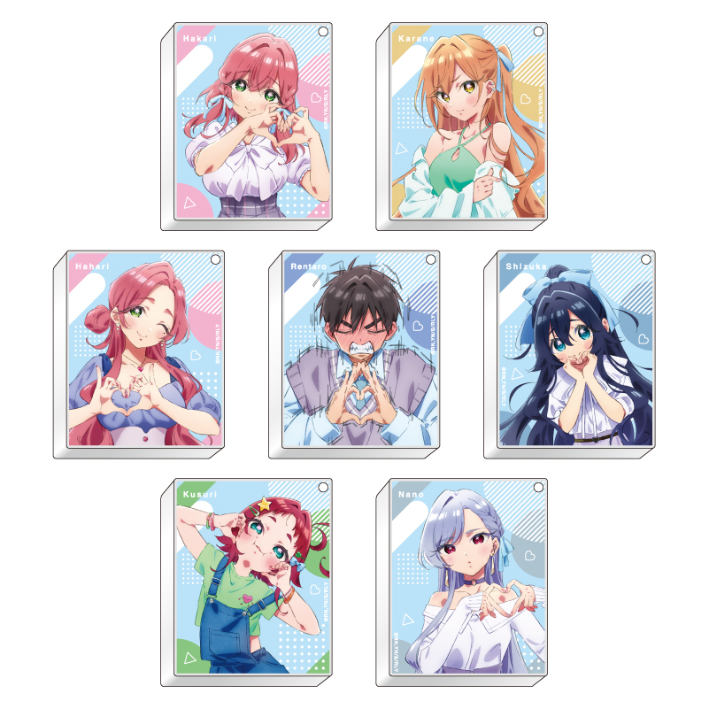 ミニアクリルブロック（君のことが大大大大大好きな100人の彼女展