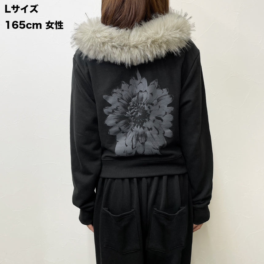 FUR ZIP SWEATSHIRT – HYDE ONLINE STORE