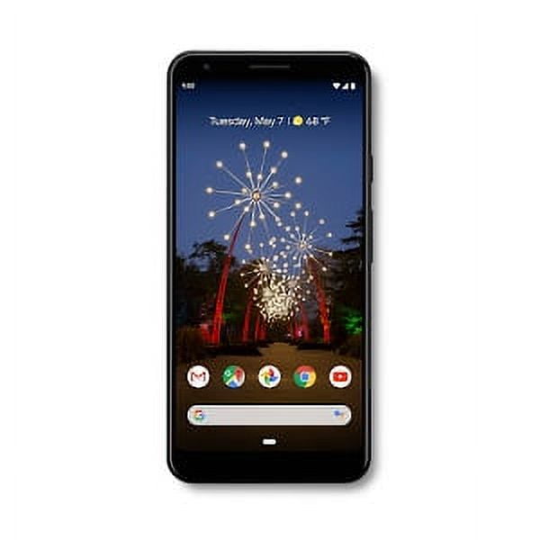Google Pixel 3a Black Cell Phone with Extraordinary Camera and