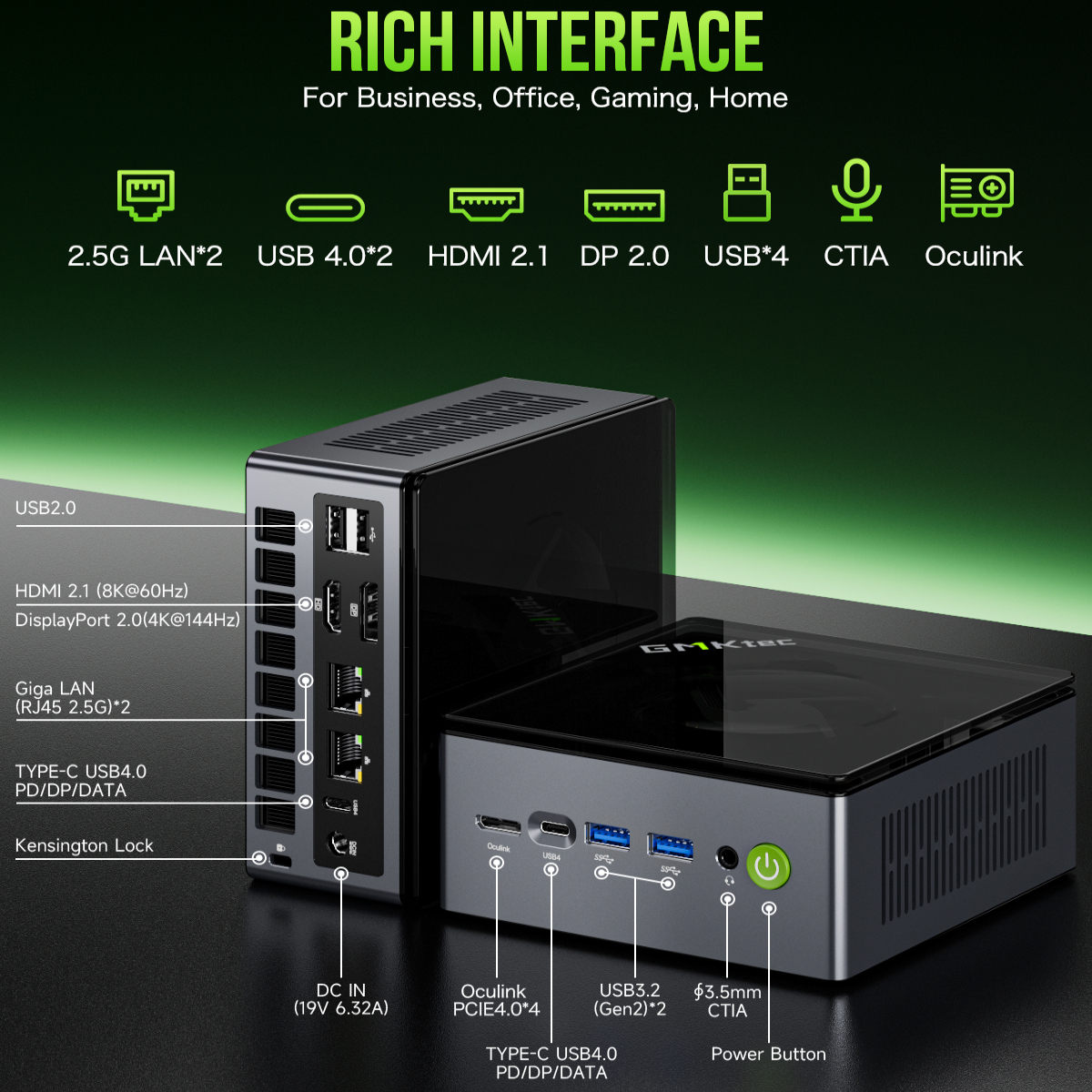 Free Shipping! GMKTec Mini PC with AMD Ryzen 7 PRO 6850H, 16GB