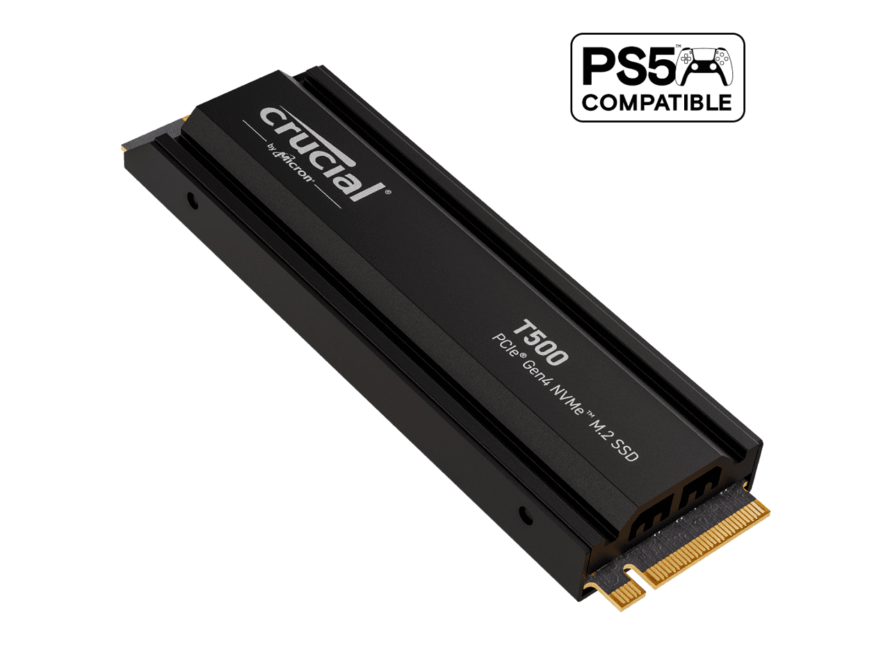 Crucial T500 2TB PS5 Compatible SSD, M.2 NVMe Gaming Drive, 7400MB