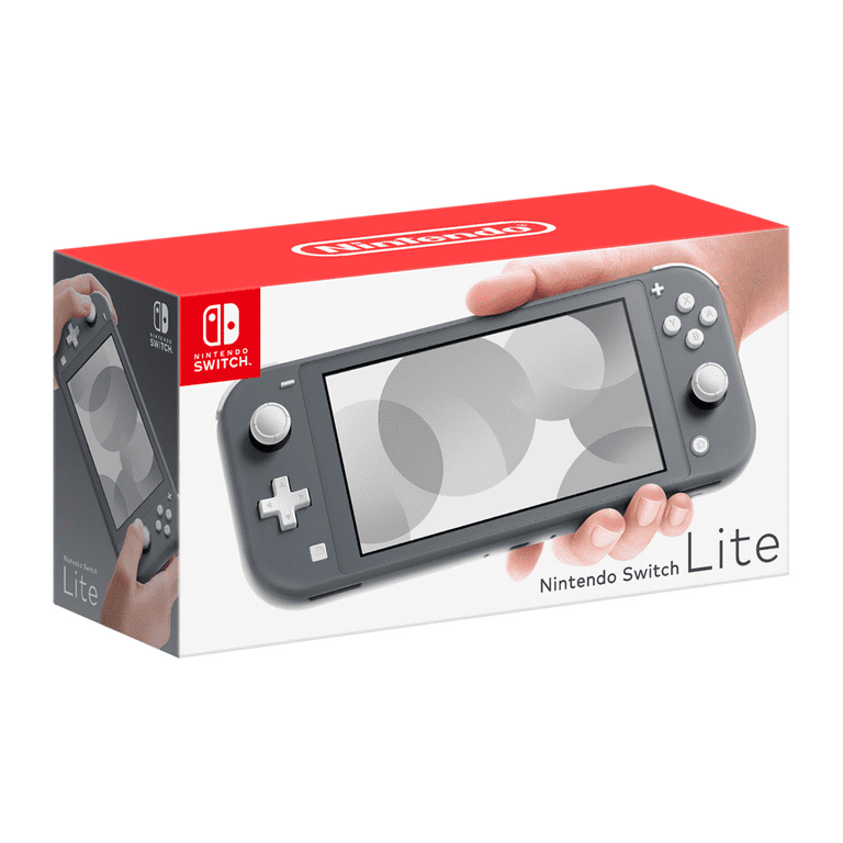 Nintendo Switch Lite Gray Gaming Console with Super Mario Galaxy 2
