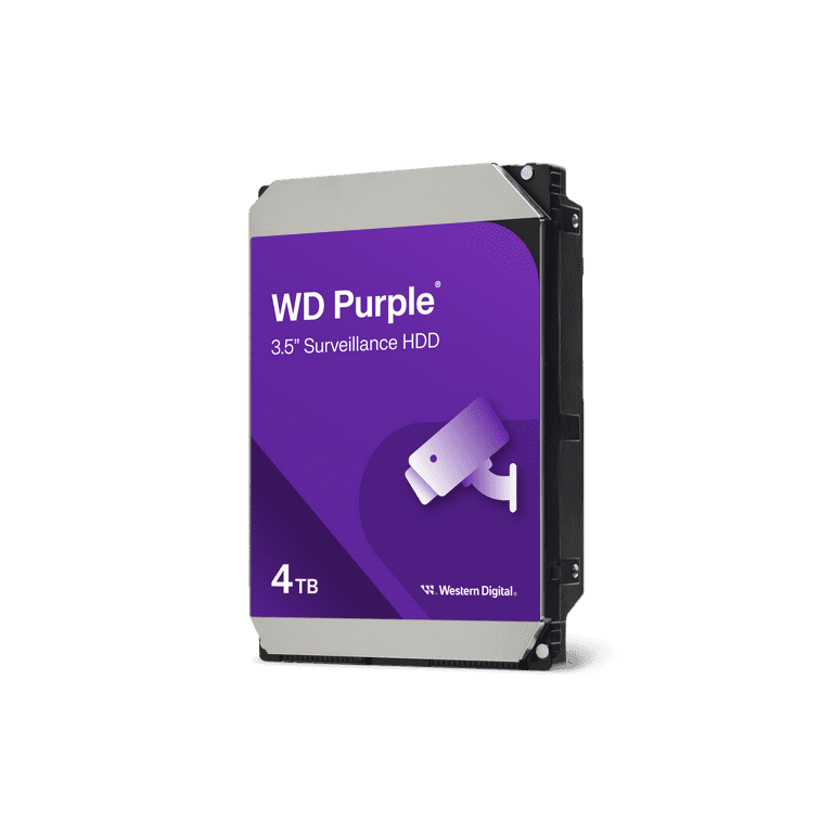 WD 4TB Purple Surveillance Internal Hard Drive - SATA 6 Gb/s, 256