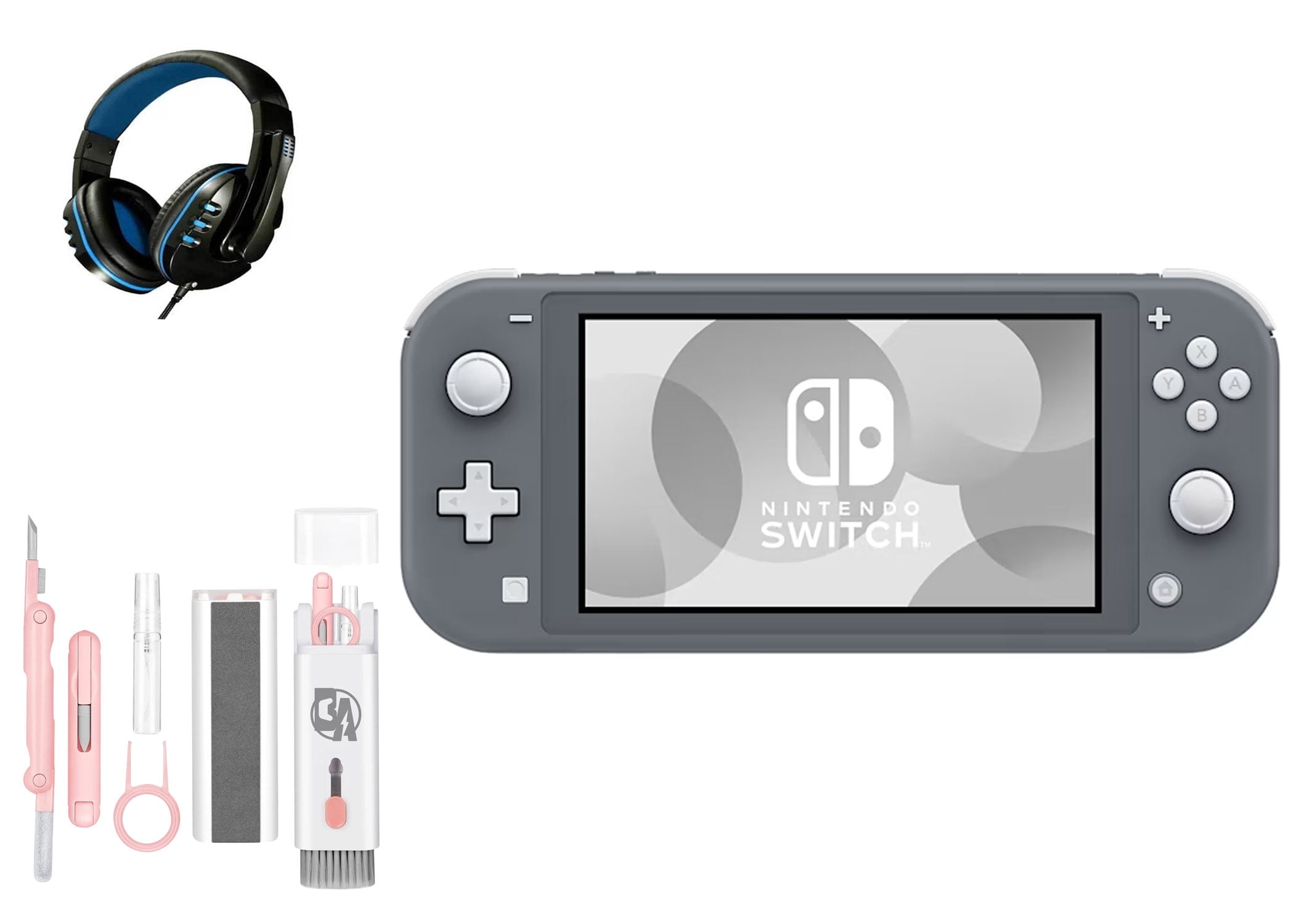 Pre-Owned Nintendo Switch Lite - Blue with BOLT AXTION Cleaning