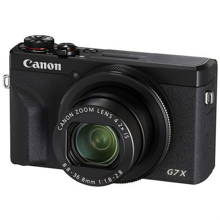 Canon PowerShot G7 X Mark III 20.2MP Wi-Fi Live Streaming Black