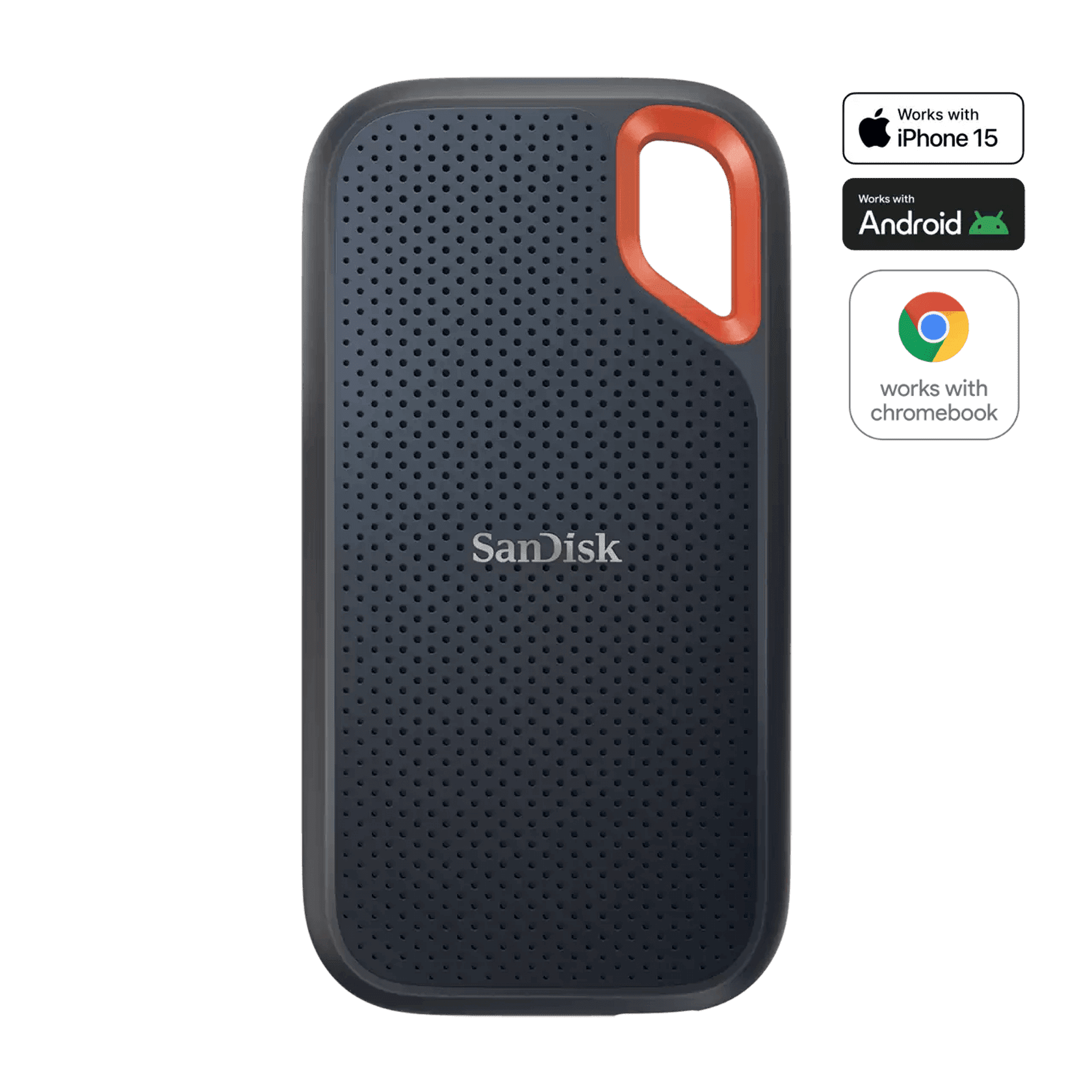 SanDisk 1TB Extreme Portable SSD External Solid State Drive Black