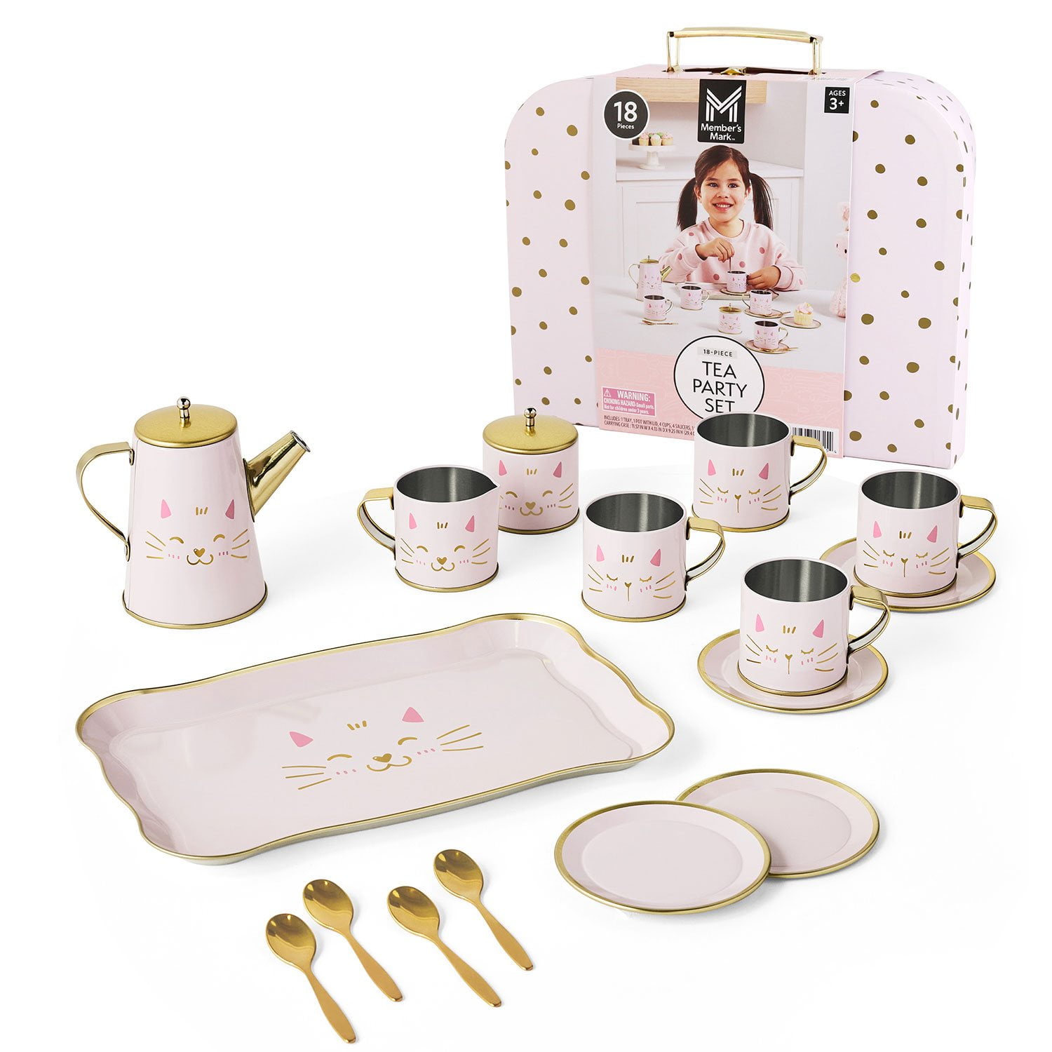 Member's Mark Tea Party Set, 18 pcs. - Samsclub.com