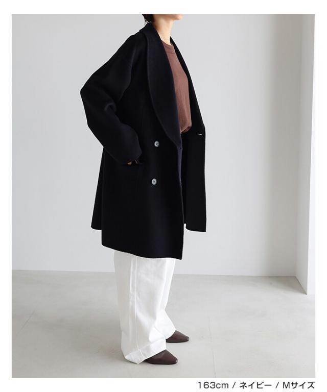 エバーネイビー（evernavy）/リバー ダブルコート evernavy エバー