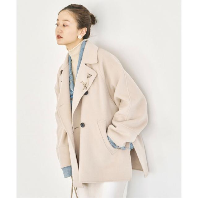 イエナ（IENA）/《追加2》スーパー160ダブルフェイス ショートコートの