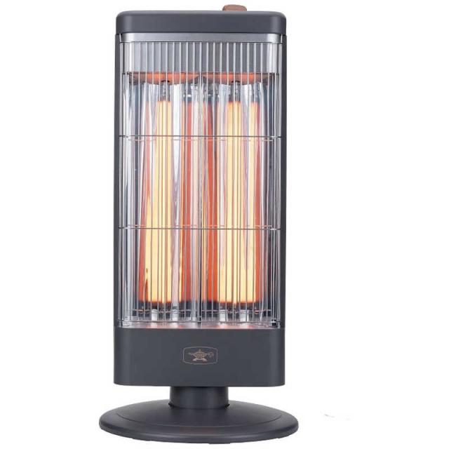 アラジン 遠赤グラファイトヒーター 1000W 首振り機能 ダークグレー