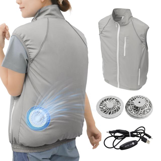バッテリーセット】 空調作業服 フルセット ベスト 空調ベスト ファン