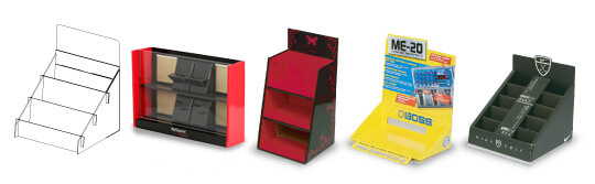 カウンターディスプレイ（卓上什器） | 五十嵐製箱