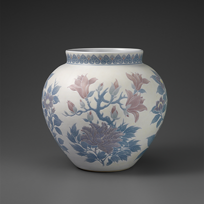 葆光彩磁花卉文花瓶｜収蔵品の紹介「出光コレクション」｜出光美術館