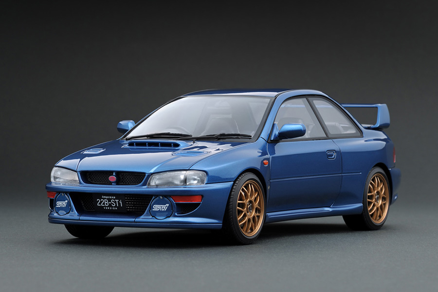 IG1634 1/18 SUBARU Impreza 22B-STi Version (GC8改) Blue | LINE UP