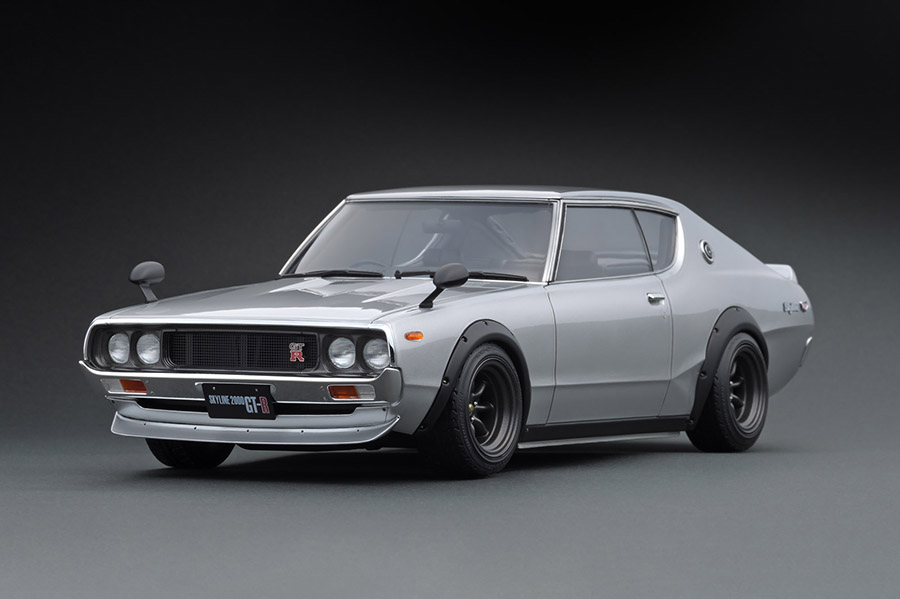 IG1803 1/12 Nissan Skyline 2000 GT-R (KPGC110) Silver | LINE UP