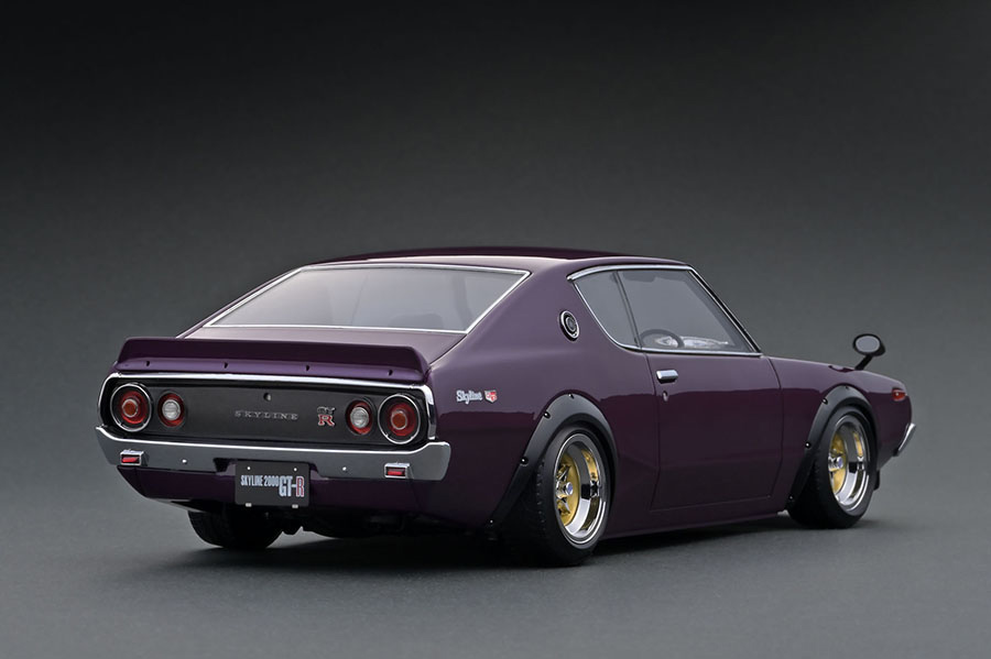 IG1846 1/18 Nissan Skyline 2000 GT-R (KPGC110) Purple | LINE UP