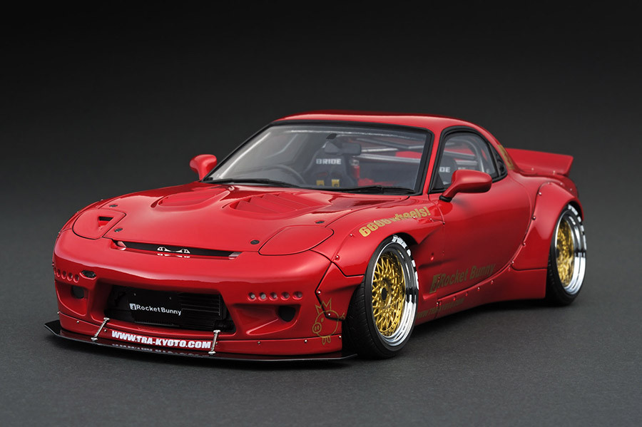 IG1035 1/18 Rocket Bunny RX-7 (FD3S) Red Metallic | LINE UP