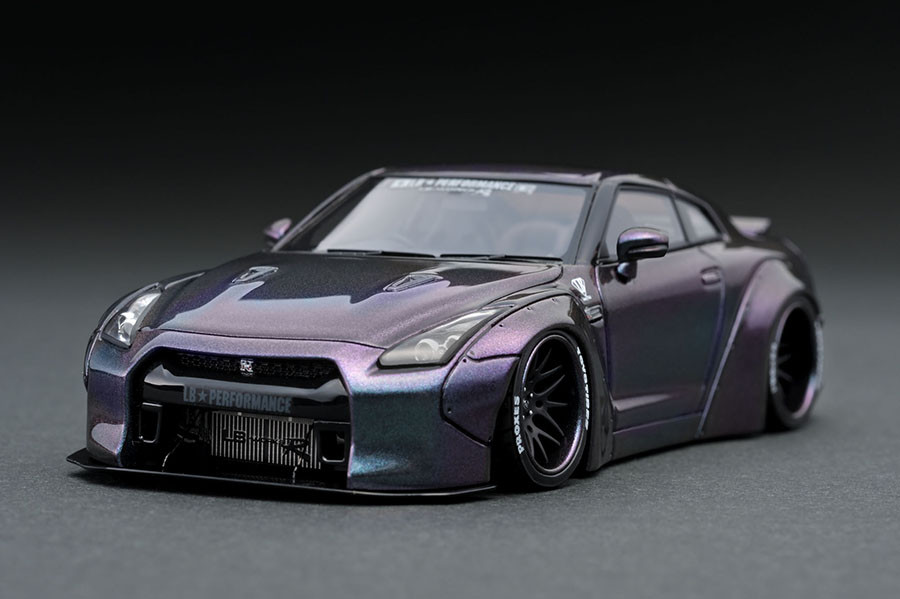 IG1192 1/43 LB-WORKS GT-R (R35) Purple/Green | LINE UP | [公式