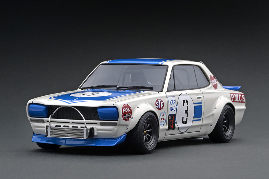IG2018 1/18 Nissan Skyline 2000 GT-R (KPGC10) (#3) 1971 Fuji