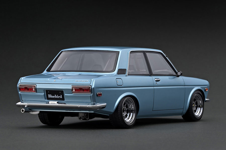 IG3307 1/18 Datsun Bluebird (510) Light Blue Metallic | LINE UP