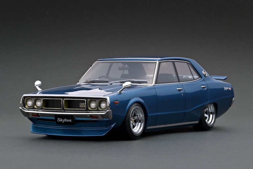 IG1982 Nissan Skyline 2000 GT-X (GC110) Blue Metallic – ignition model