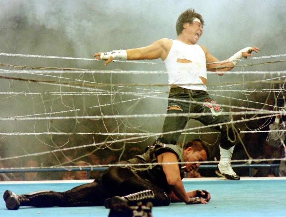 大仁田厚との電流爆破戦はパフォーマンスで対抗/蝶野コラム/リング