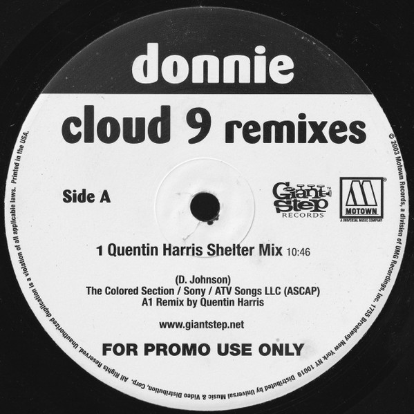 Donnie – Cloud 9 (Remixes) – Vinyl (12