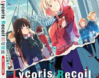 DVD Anime Lycoris Recoil Complete Series (1-13 End) Complete Box