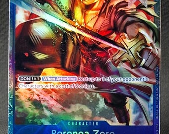 One Piece Proxy Card Holo - Roronoa Zoro ST12-008 Treasure Cup