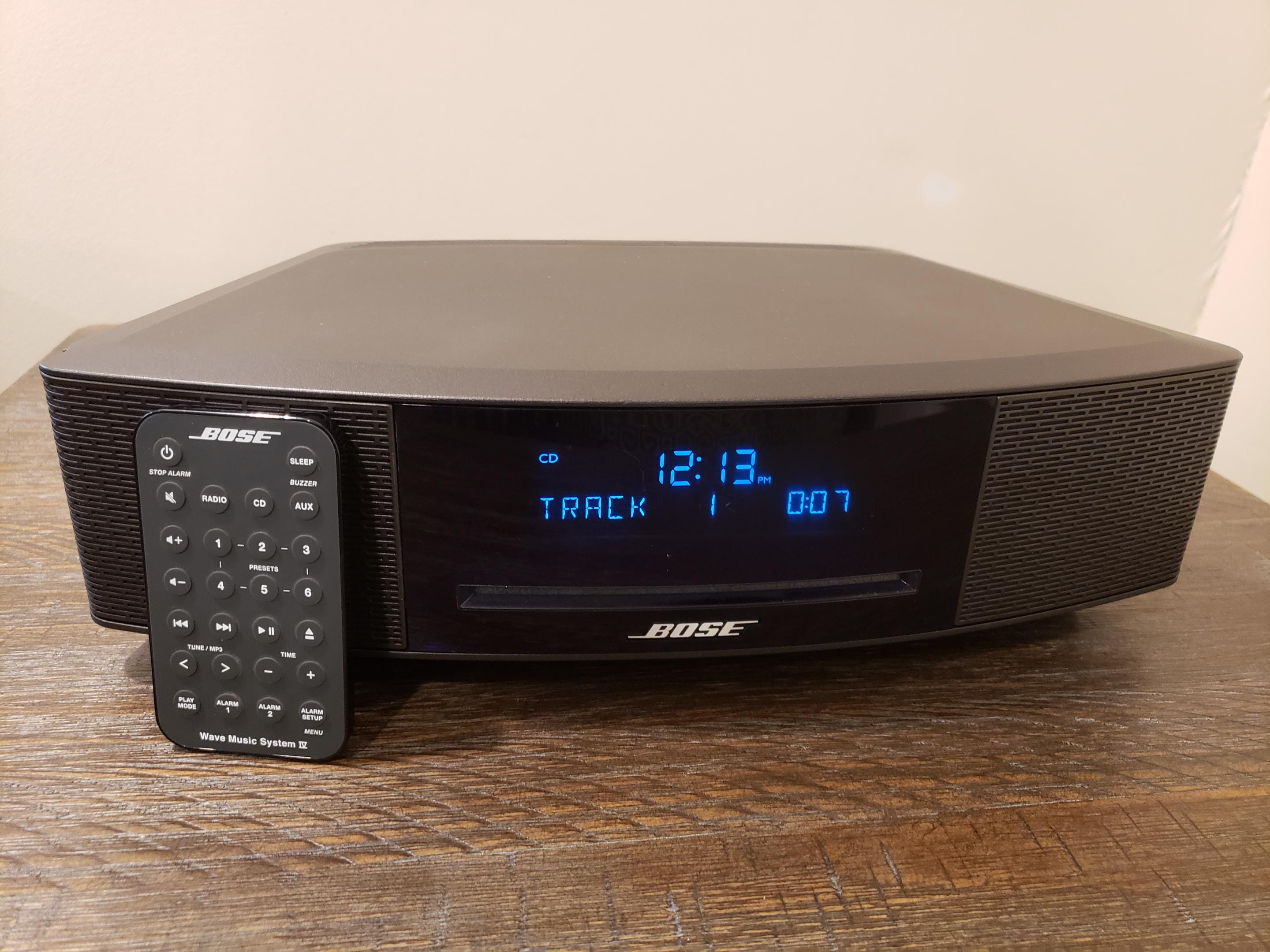 Bose Wave Radio IV Music System Cd/am/fm/alarm/aux W/remote, Power