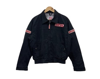 Vintage Simpson Racing Zipper Green Jacket - Etsy