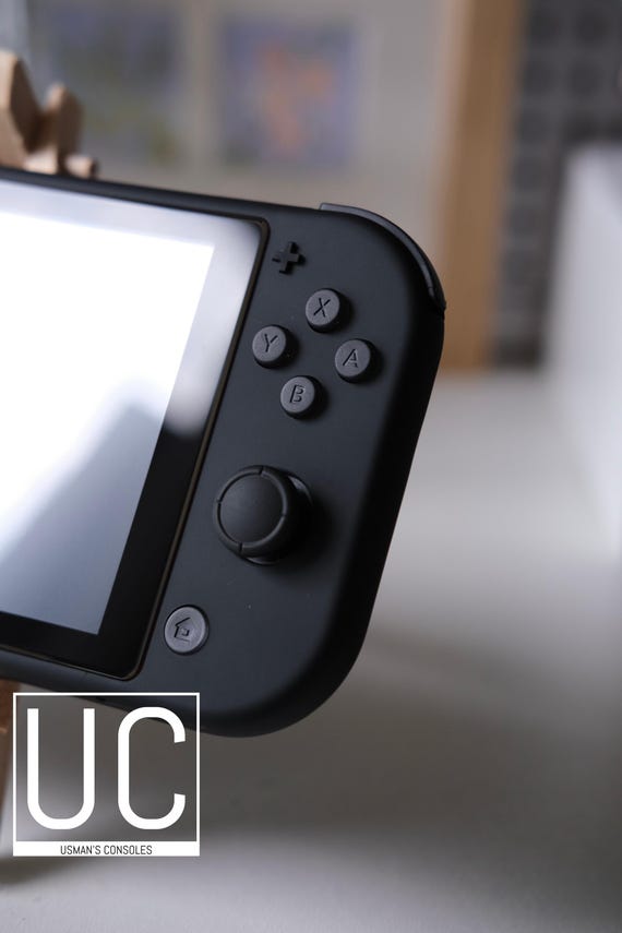 Custom Switch Lite Blacked Out Stealth Nintendo Switch Console