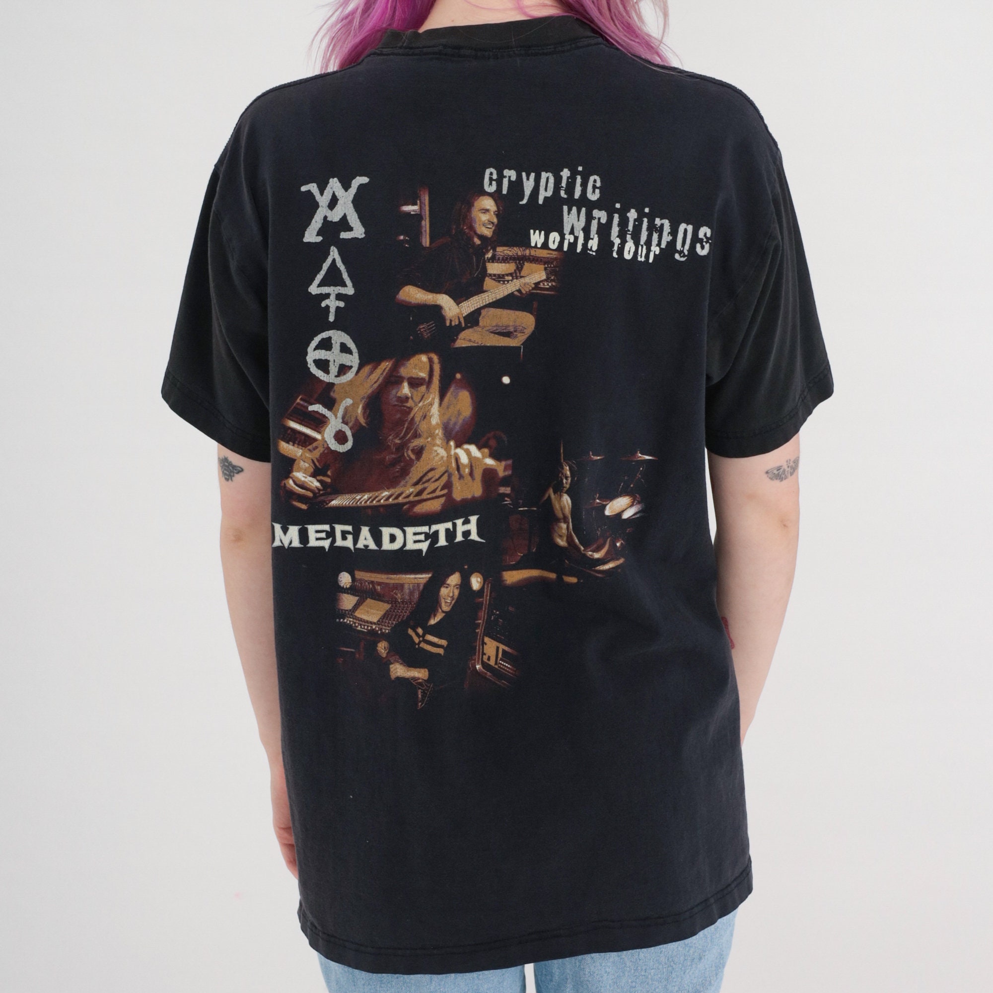 Megadeth T Shirt 1997 Cryptic Writings Shirt 90s Thrash Metal