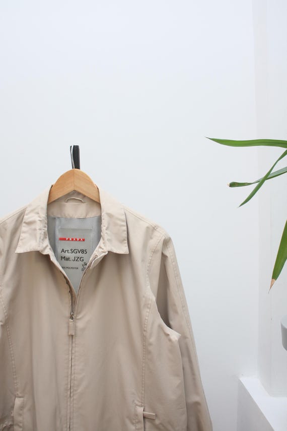 Prada Gore-tex Beige Jacket Men's 48 Made in Romania - Etsy Israel