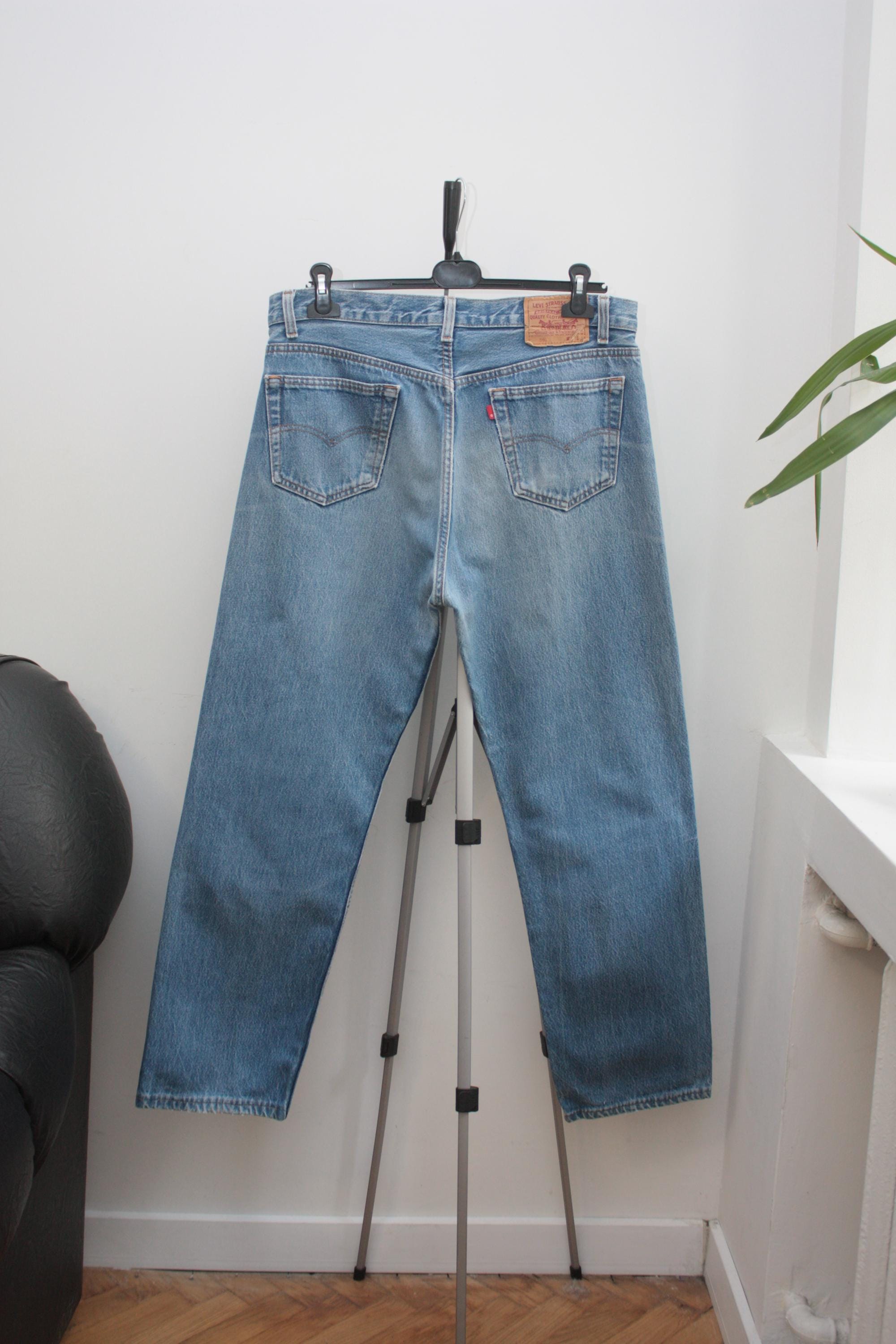 Levi's 501 Vintage Denim Blue Jeans W36L32 Made in USA - Etsy