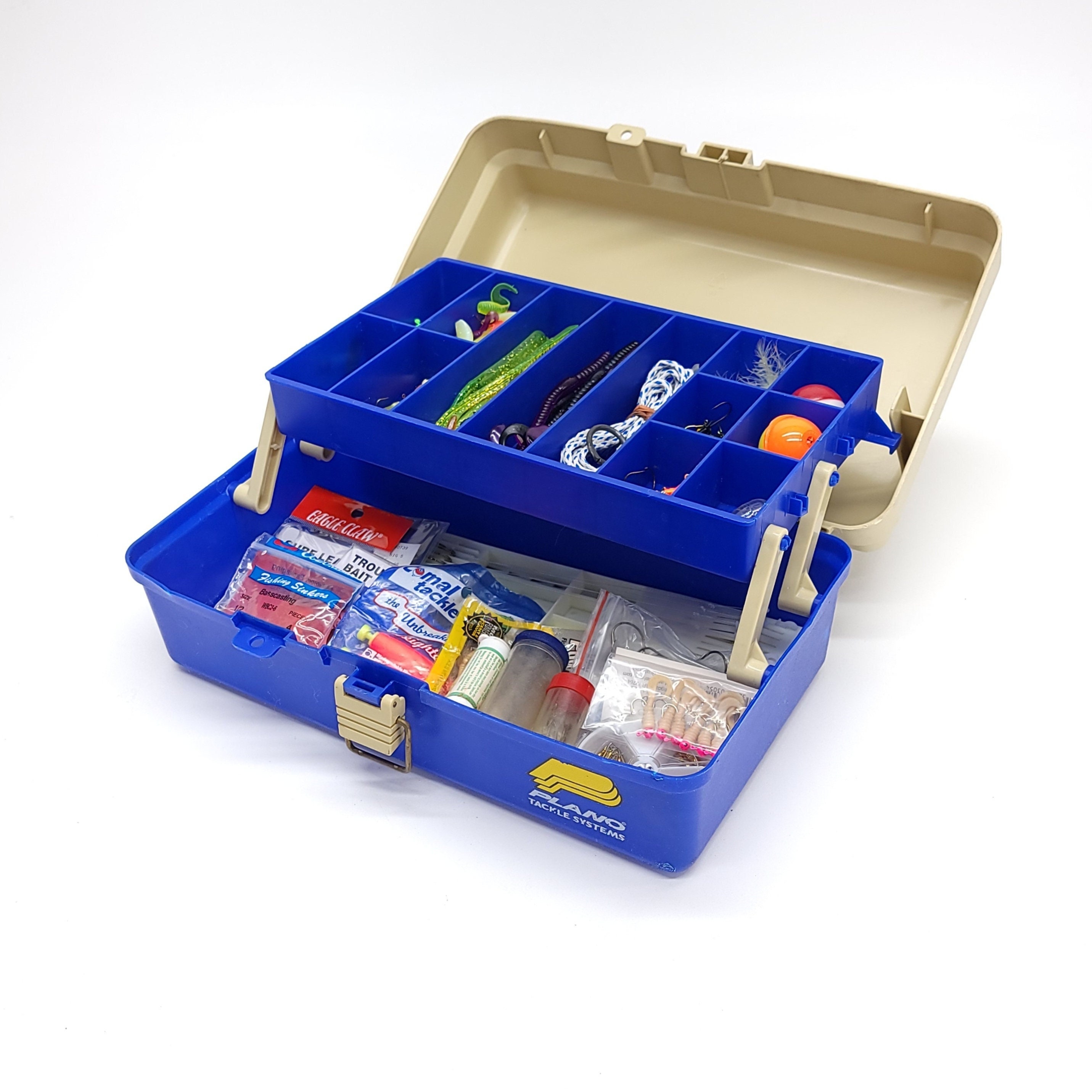 Vintage 90's Plano 3100 Tackle Box - Full of Tackle - Etsy