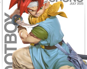 クロノ - クロノ・トリガー | 14K | 1:10 スケール | 3D プリント