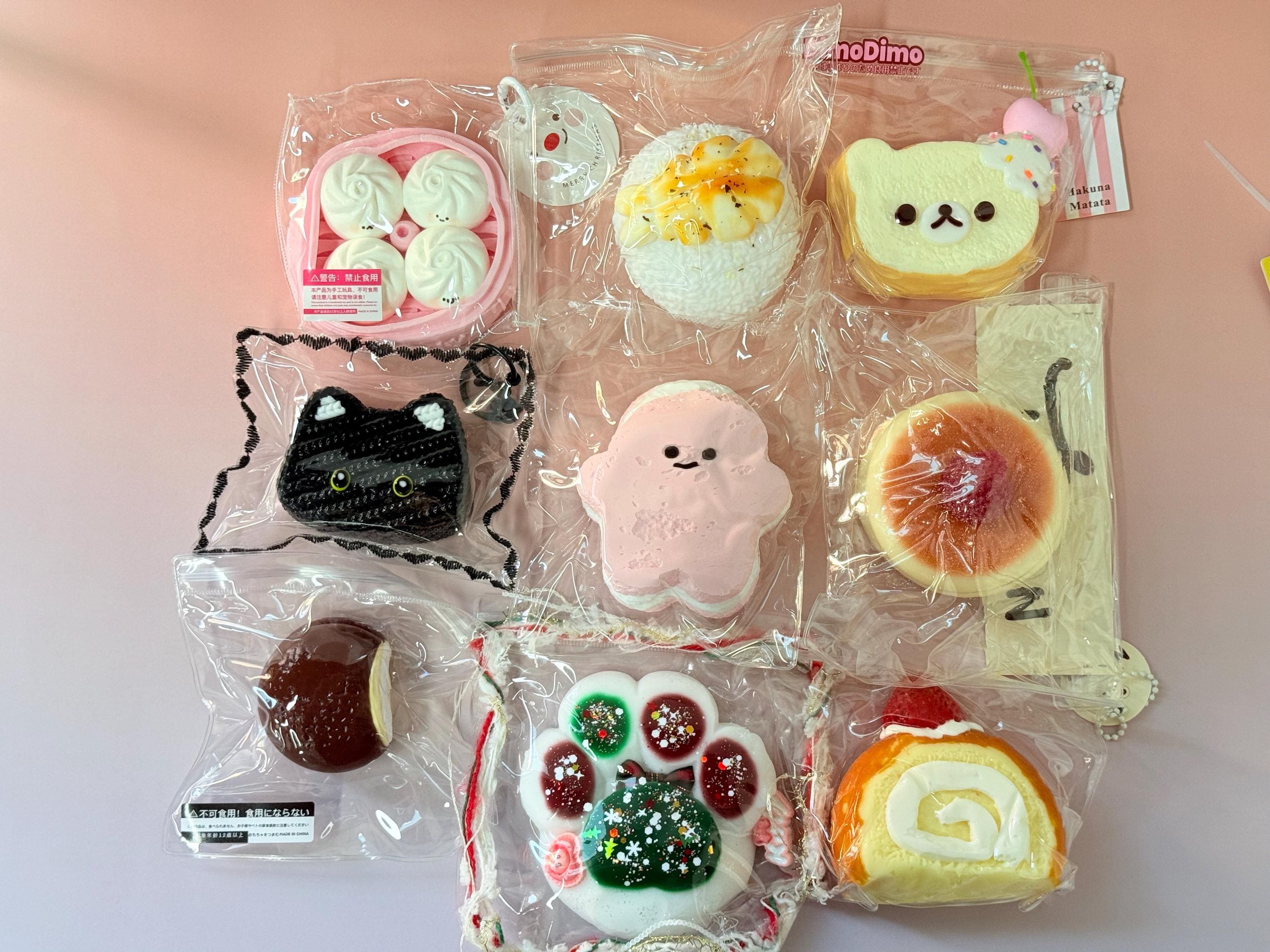 ブラインドボックス タバ スクイーズ おもちゃ、ソフト ストレス解消