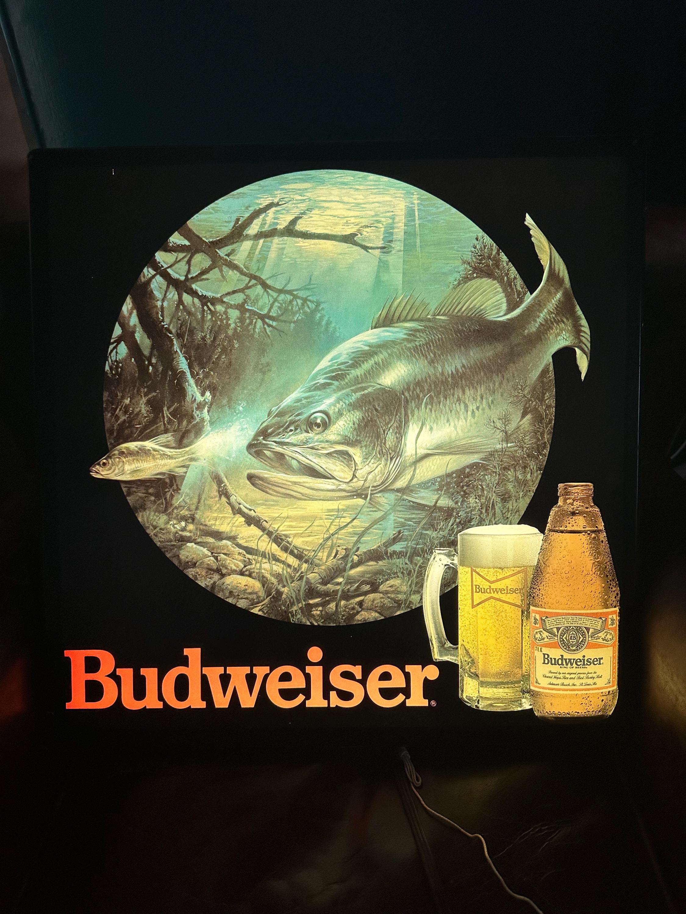 Vintage Budweiser Fishing - Etsy