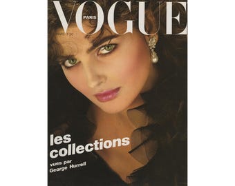 Vintage Paris Vogue Dec 1986 Jan 1987 Special Edition Featuring